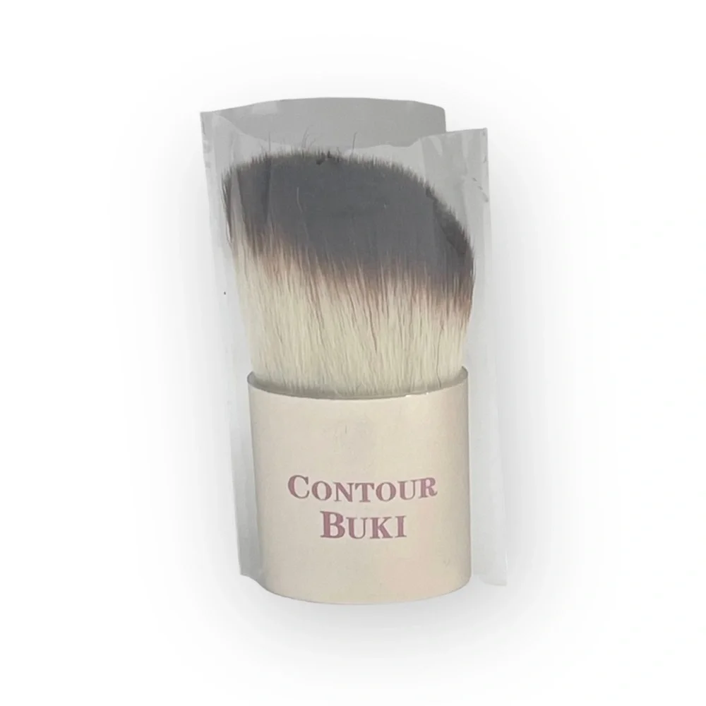 VHTF: new Too Faced ㋛ Contour Buki Teddy Bear Kabuki Powder Brush ㋛ Gold Pink ㋛